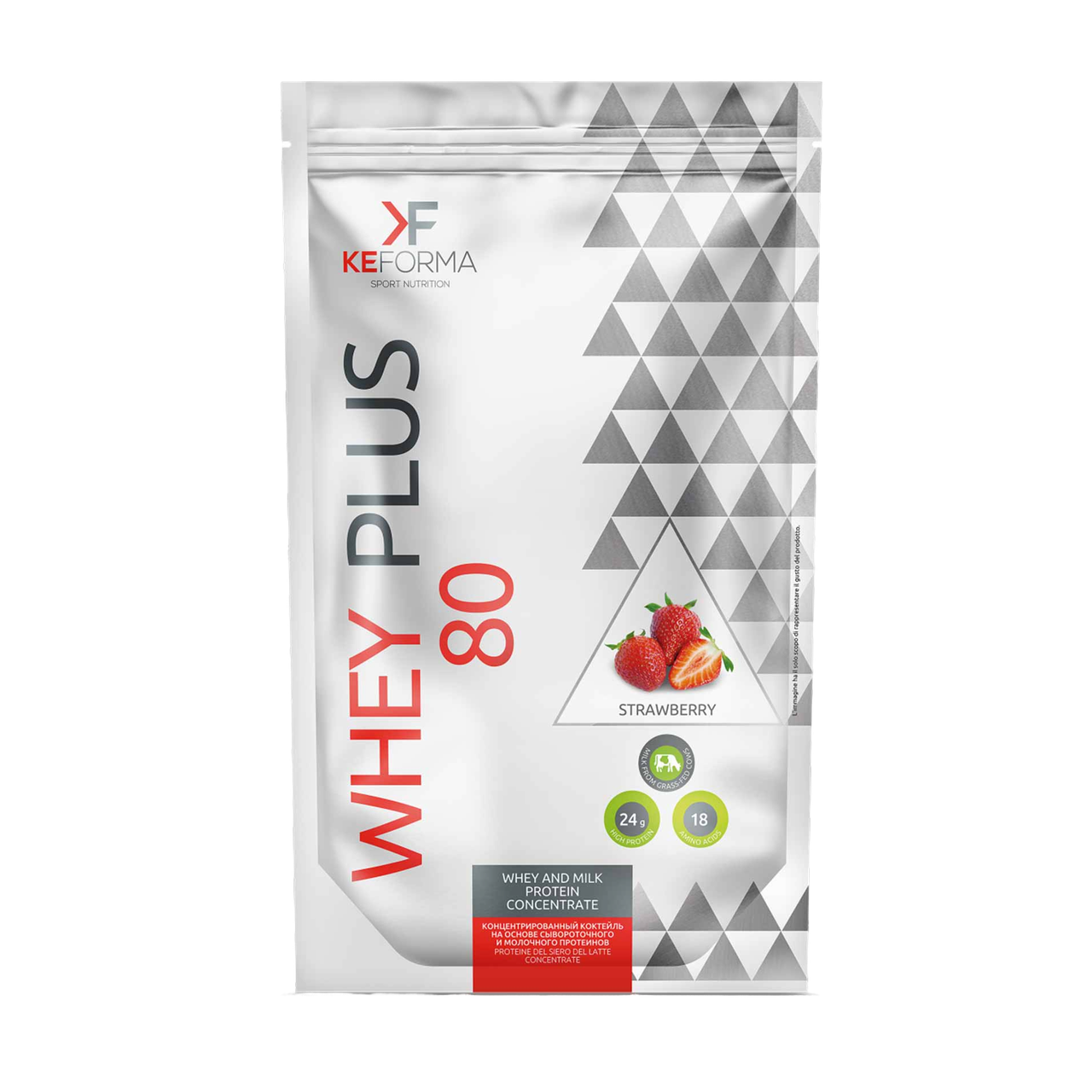 Протеиновый коктейль WHEY PLUS 80 «Клубника», 480 -no-bg-preview (carve.photos)