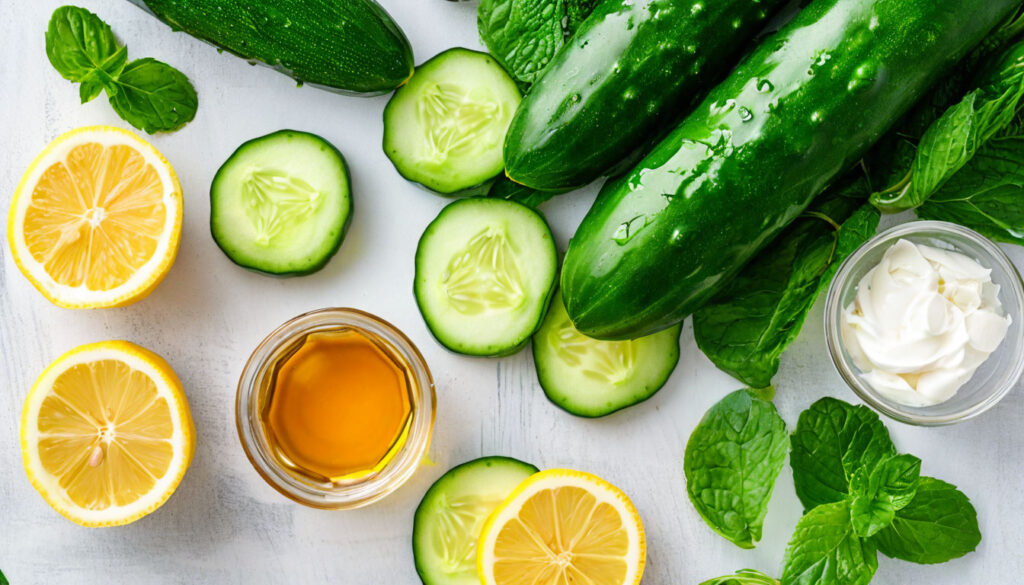 Обложка для статьи про Огурец для лица: естественный уход, который дарит сияние и свежесть