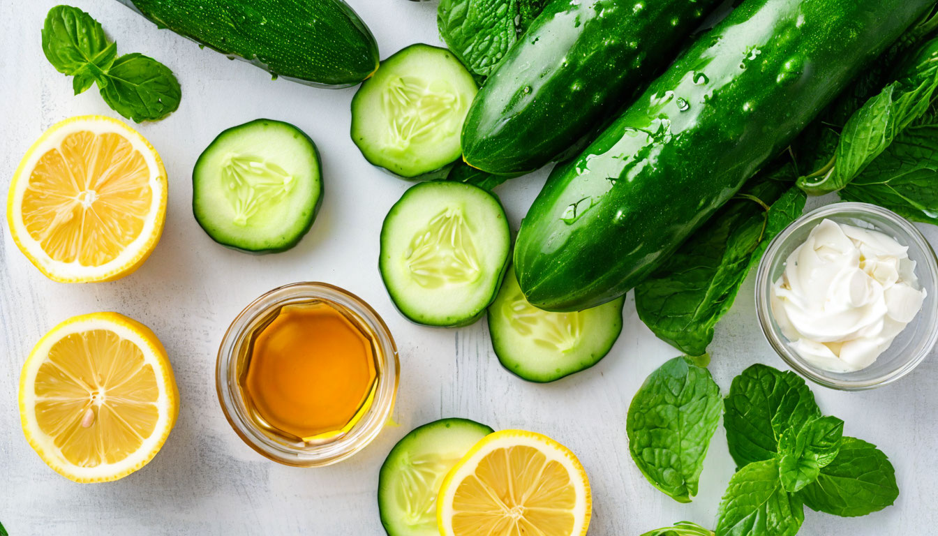 Обложка для статьи про Огурец для лица: естественный уход, который дарит сияние и свежесть