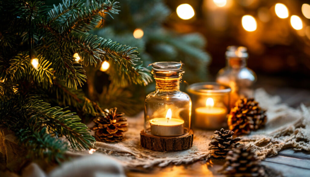Обложка для статьи про Новогодняя ароматерапия: теплое волшебство эфирных масел дома
