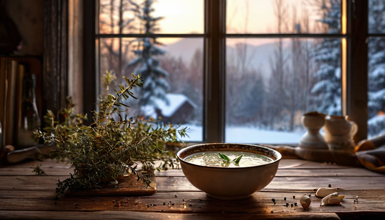 Обложка для статьи про Луковый суп от Степана Галустова: уют и забота о сосудах дома