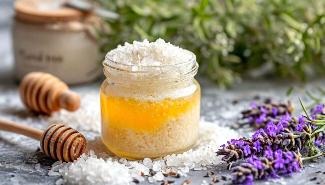 Обложка для статьи про Ультранежный домашний скраб с рисовой мукой для сияющей кожи