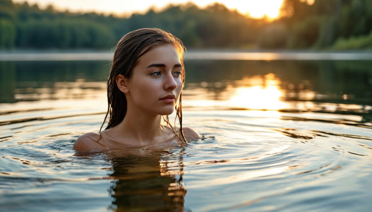 Обложка для статьи про Плавание в холодной воде: твой нежный ритуал силы и свободы